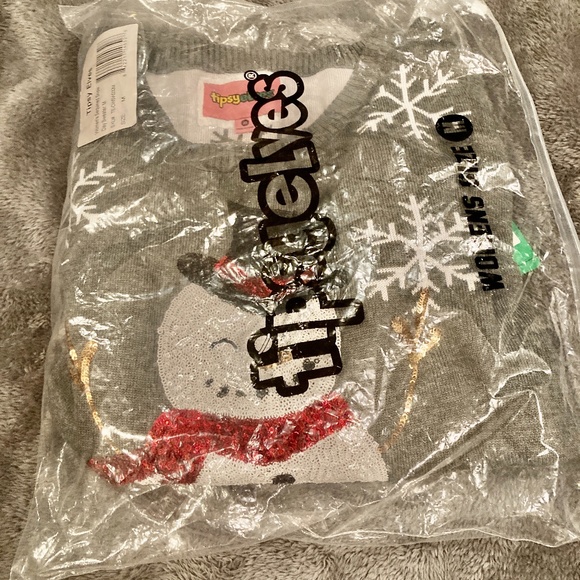 NWT Tipsy Elves Women’s Christmas Sequined Snow Day Sweater NEW WITH TAGS - Picture 4 of 8